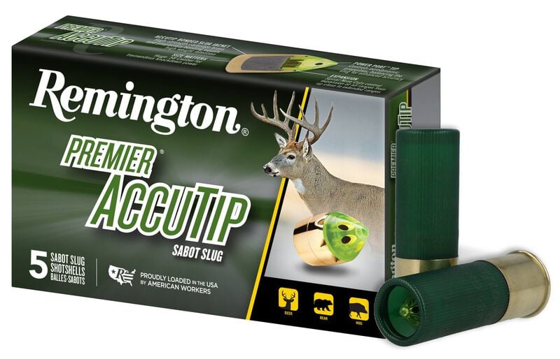 Accutip Sabot Slug, 12 Gauge, 385 Grain, 2-3/4 in, 1850 fps